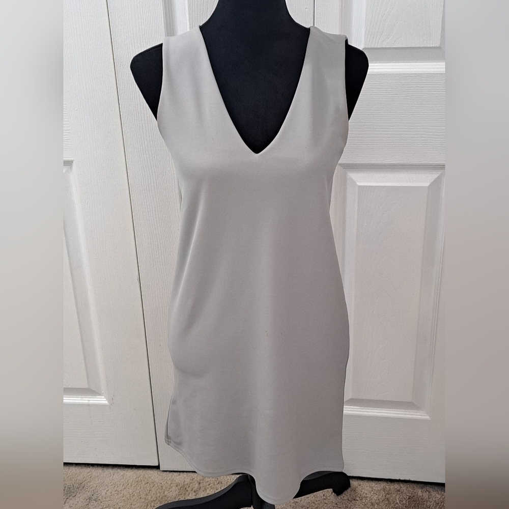 Missguided Gray Sleeveless Dress/Cover Up Size 2